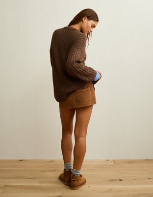 AE Waffle Crew Pullover