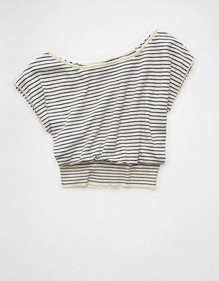 AE Off-the-Shoulder Cinched Sweater Tee from American Eagle - $27.96