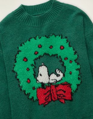 AE Whoa So Soft Snoopy Graphic Oversized Sweater