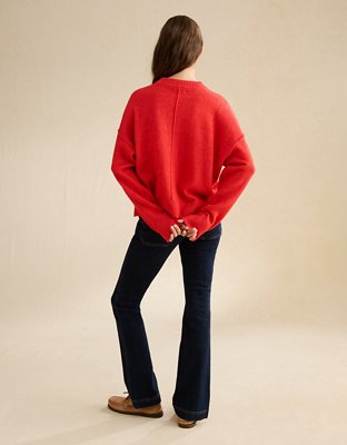 AE Whoa So Soft Snoopy Joe Cool Graphic Sweater | American Eagle