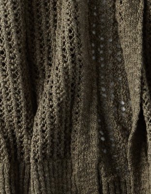 Женские кардиганы American Eagle AE Crochet Mesh Cardigan — фото 6