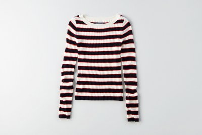 Женские свитеры American Eagle AEO Ribbed Crop Sweater — фото 2