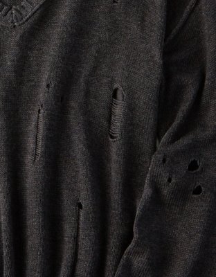 Женские свитеры American Eagle AEO Slouchy Destroyed Sweater — фото 5