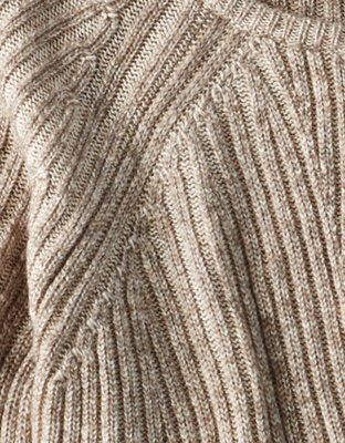 Женские свитеры American Eagle AE Split-Bell-Sleeve Ribbed Sweater — фото 5
