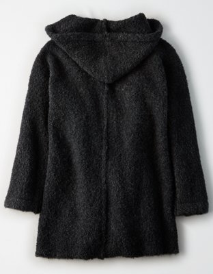 Женские кардиганы American Eagle AE Slouchy Hooded Boucle Cardigan — фото 4