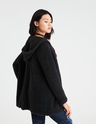 Женские кардиганы American Eagle AE Slouchy Hooded Boucle Cardigan — фото 2