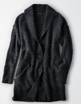 Женские кардиганы American Eagle AE Slouchy Shawl Collar Cardigan — фото 3