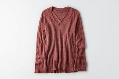 Женские свитеры American Eagle AEO Strappy V-Neck Sweater — фото 3
