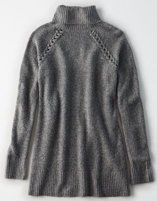 AE Waffle Knit Turtleneck Tunic