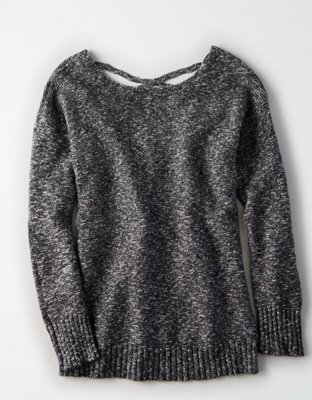 Женские свитеры American Eagle AE Back Lace Up Sweater — фото 3
