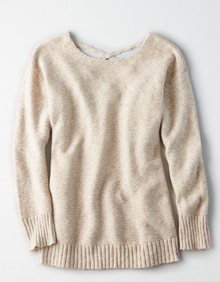 AE Back Lace Up Sweater
