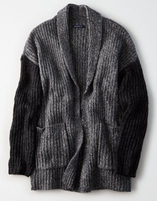 Женские кардиганы American Eagle AE Color Block Shawl Collar Cardigan Sweater — фото 3