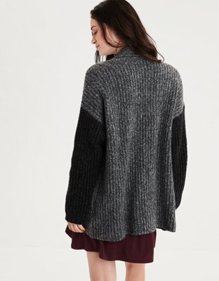 Женские кардиганы American Eagle AE Color Block Shawl Collar Cardigan Sweater — фото 2