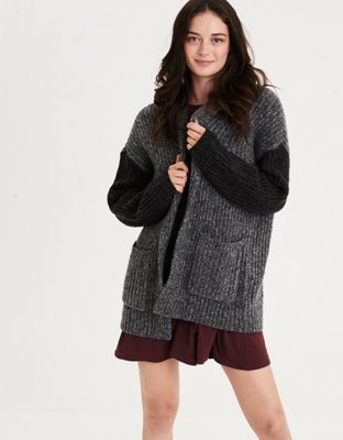 ae shawl collar cardigan