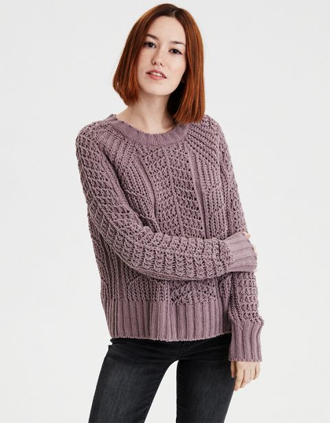 Женские свитеры American Eagle AE Chenille Pullover Sweater