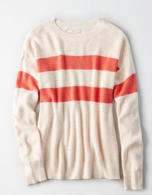 Женские свитеры American Eagle AE Slouchy Striped Sweater — фото 3