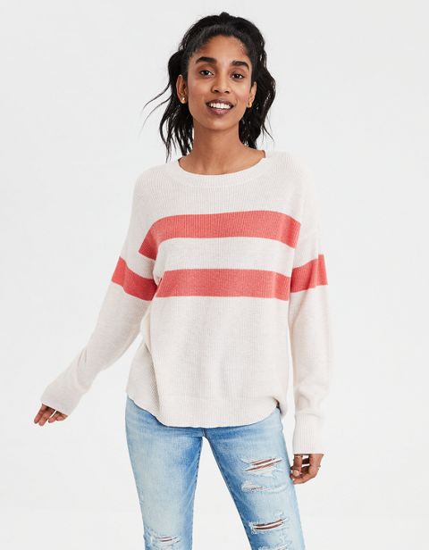 Женские свитеры American Eagle AE Slouchy Striped Sweater