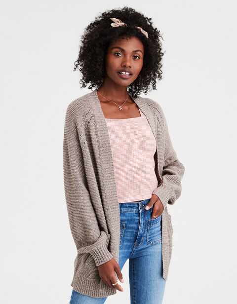 Женские кардиганы American Eagle AE Slouchy Marled Cardigan