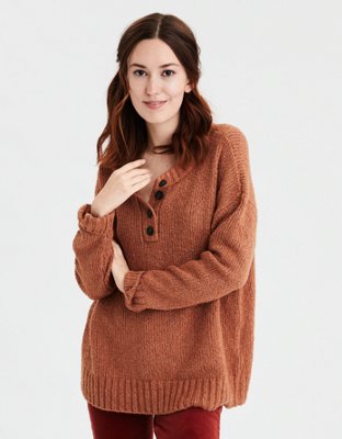 AE Henley Oversized Sweater