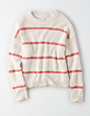 AE Slouchy Striped Pullover Sweater