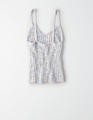 AE Marled Ribbed Tank Top