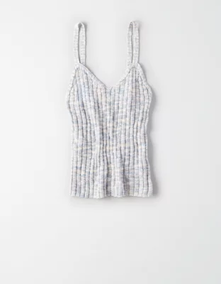 AE Marled Ribbed Tank Top