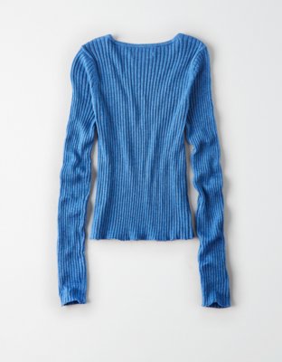 Женские свитеры American Eagle AE V-Neck Pullover Sweater — фото 4