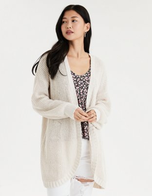 chenille cream cardigan