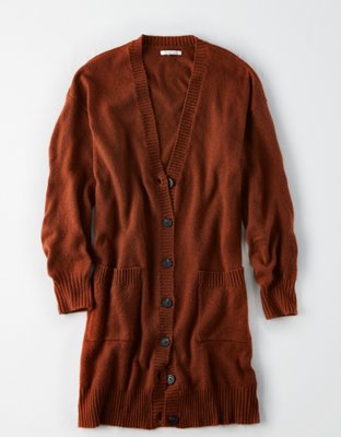 Женские кардиганы American Eagle AE Button Up Long Cardigan — фото 2