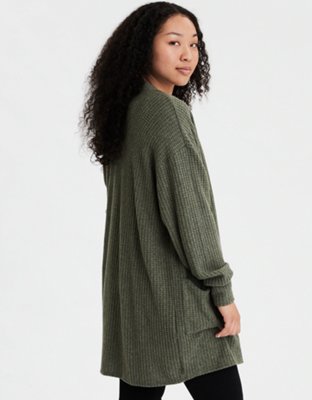Женские кардиганы American Eagle AE Plush Balloon Sleeve Cardigan — фото 2