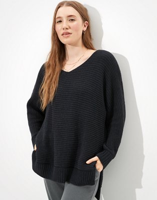 Slouchy V Neck Oversized Sweater