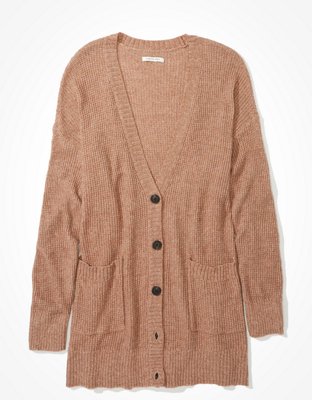 Женские кардиганы American Eagle AE Oversized Button Up Cardigan — фото 2