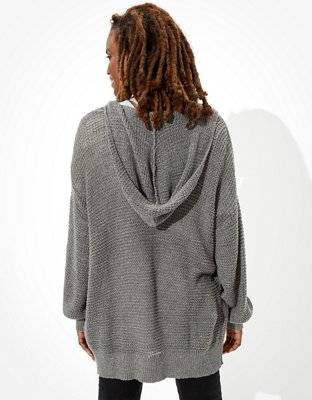 AE Oversized Hooded Cardigan