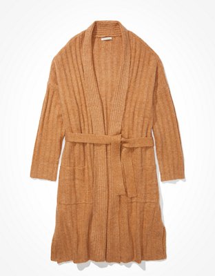 Женские кардиганы American Eagle AE Oversized Dreamspun Belted Cardigan — фото 3