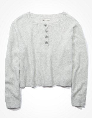 Женские свитеры American Eagle AE Henley Sweater — фото 3