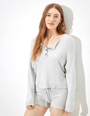 Aerie grey sweater hotsell