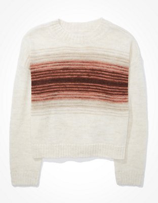 Женские свитеры American Eagle AE Dreamspun Cropped Crew Neck Sweater — фото 3
