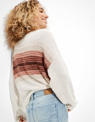 Женские свитеры American Eagle AE Dreamspun Cropped Crew Neck Sweater — фото 2
