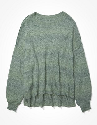 AE Dreamspun Balloon Sleeve Crew Neck Sweater