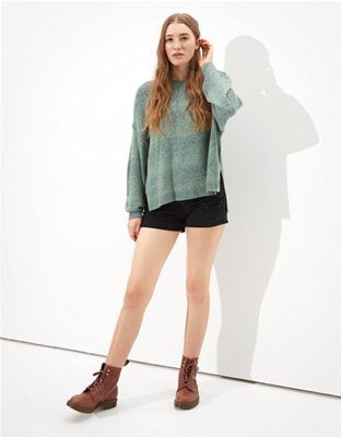 AE Dreamspun Balloon Sleeve Crew Neck Sweater