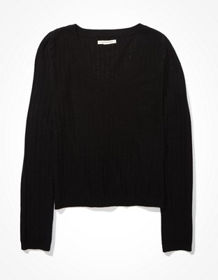 AE Bodycon V-Neck Sweater