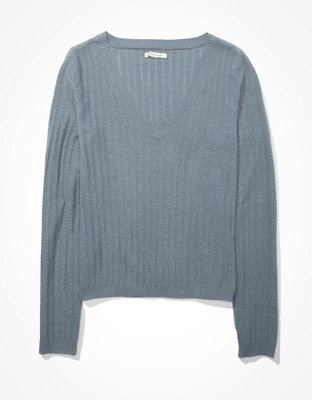 AE Bodycon V-Neck Sweater