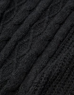 AE Cable Knit Crew Neck Sweater