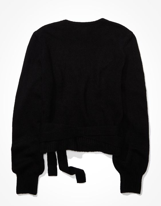 AE Dreamspun Wrap Front V-Neck Sweater