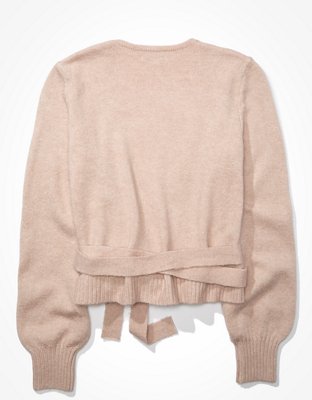 AE Dreamspun Wrap Front V-Neck Sweater