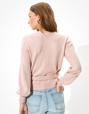 AE Dreamspun Wrap Front V-Neck Sweater