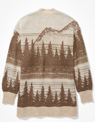 Женские кардиганы American Eagle AE Oversized Wilderness Cardigan — фото 4