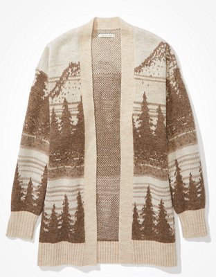 Женские кардиганы American Eagle AE Oversized Wilderness Cardigan — фото 3