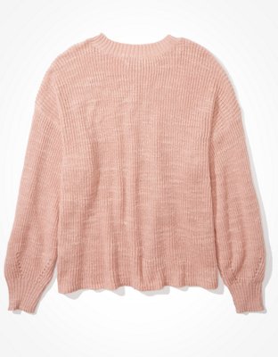 Женские свитеры American Eagle AE Balloon Sleeve Cropped Sweater — фото 4