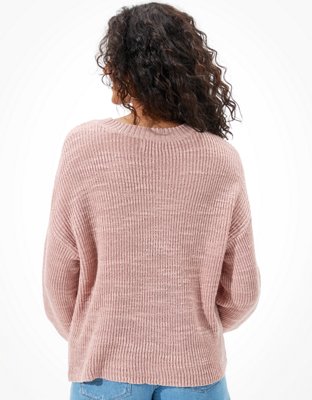 AE Balloon Sleeve Cropped Sweater
